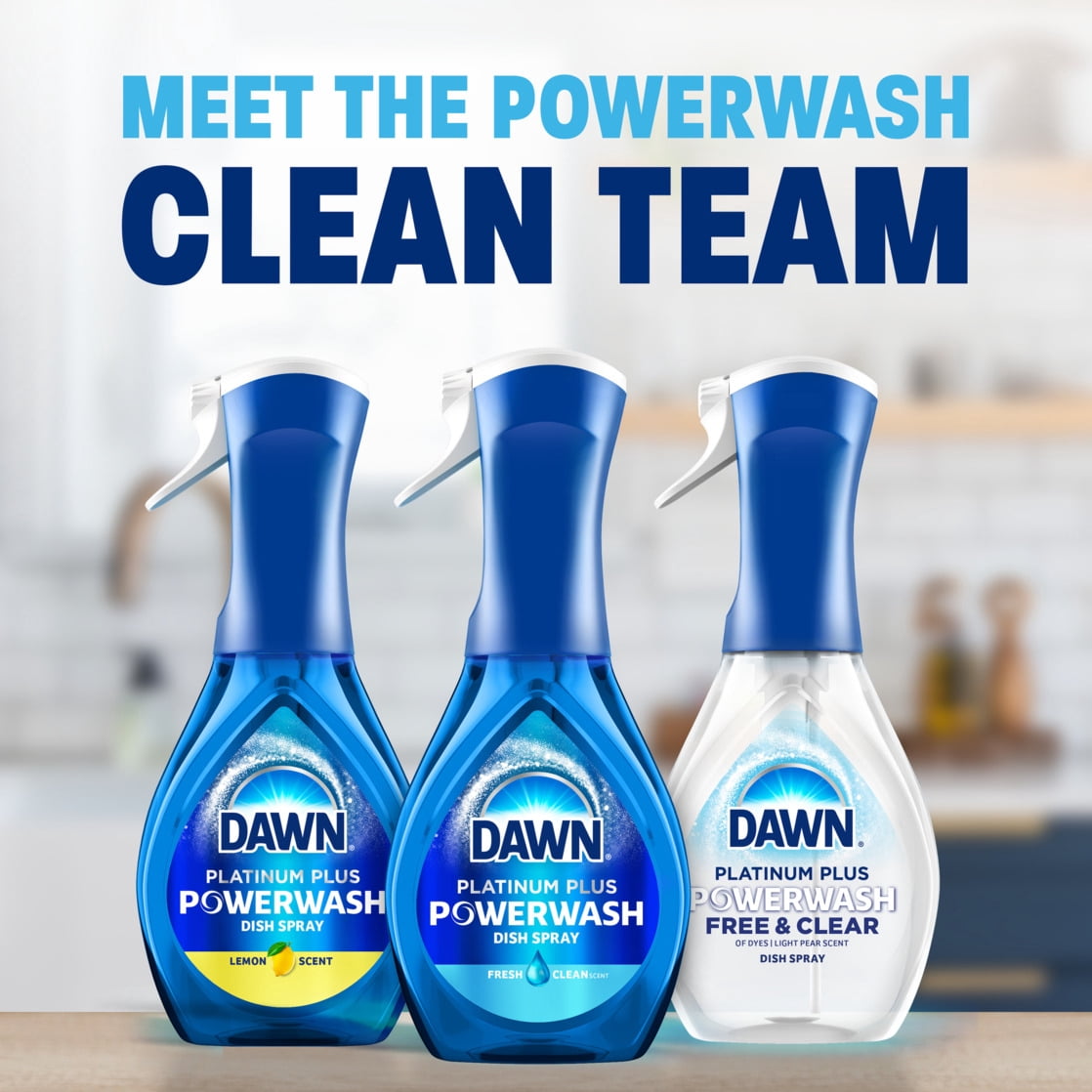Dawn Powerwash Spray - Dish Soap, Dishwashing Liquid, Fresh, 1 Starter Kit, 16 Fl Oz