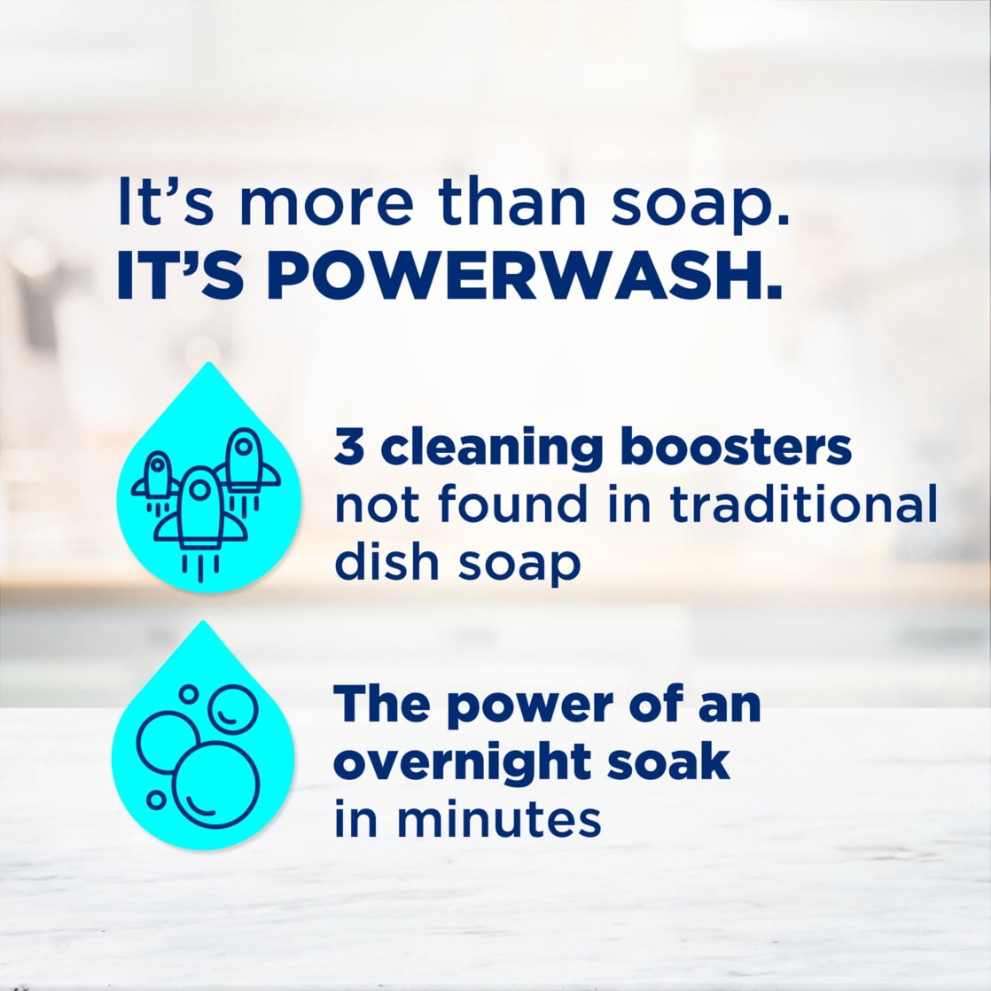 Dawn Powerwash Spray - Dish Soap, Dishwashing Liquid, Free & Clear, 1 Starter Kit, 16 Fl Oz - 3-Pack