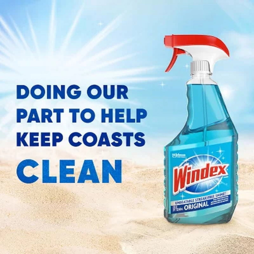Windex Original Glass Cleaner 4x32 oz bottles - 128 oz Total