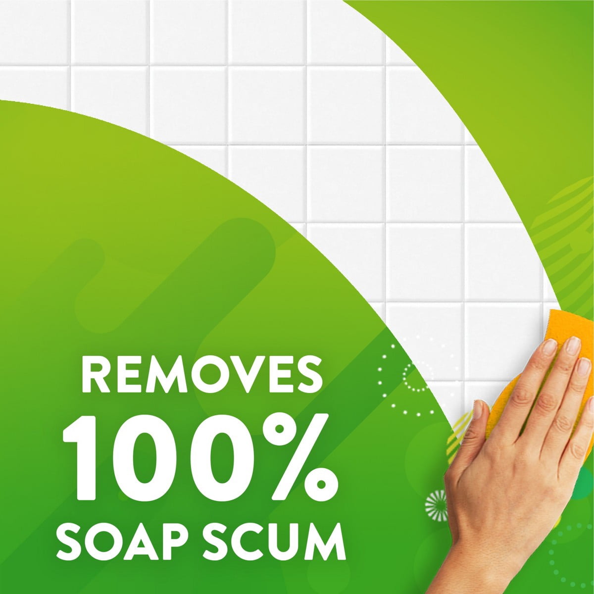 Scrubbing Bubbles Mega Bathroom Shower Cleaner Foam Disinfectant Spray - Rainshower - 32 fl oz: Dye-Free - Multi-Surface, Countertops, Tub
