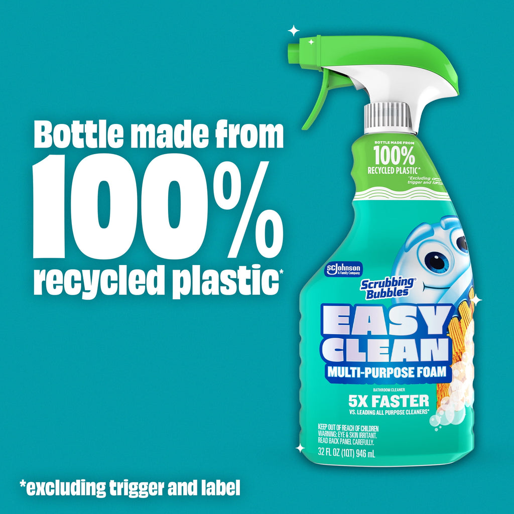 Scrubbing Bubbles Easy Clean Multi-Purpose Bathroom Shower & Tub and All-Purpose Cleaner Spray - 32 oz - 8-Pack