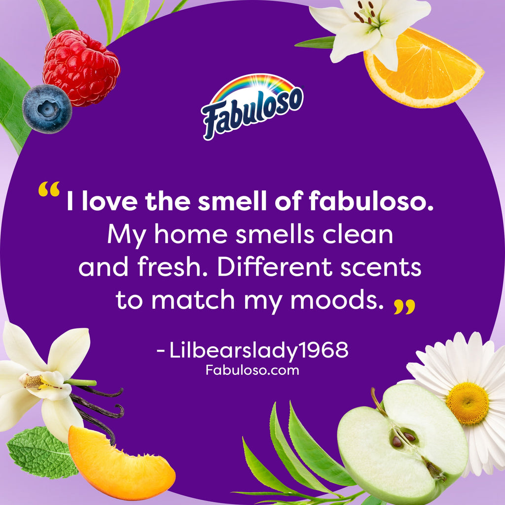 Fabuloso 2X Multi-Purpose Cleaner - No Rinse Floor Cleaner, Tropical Spring Scent, 56 fl oz