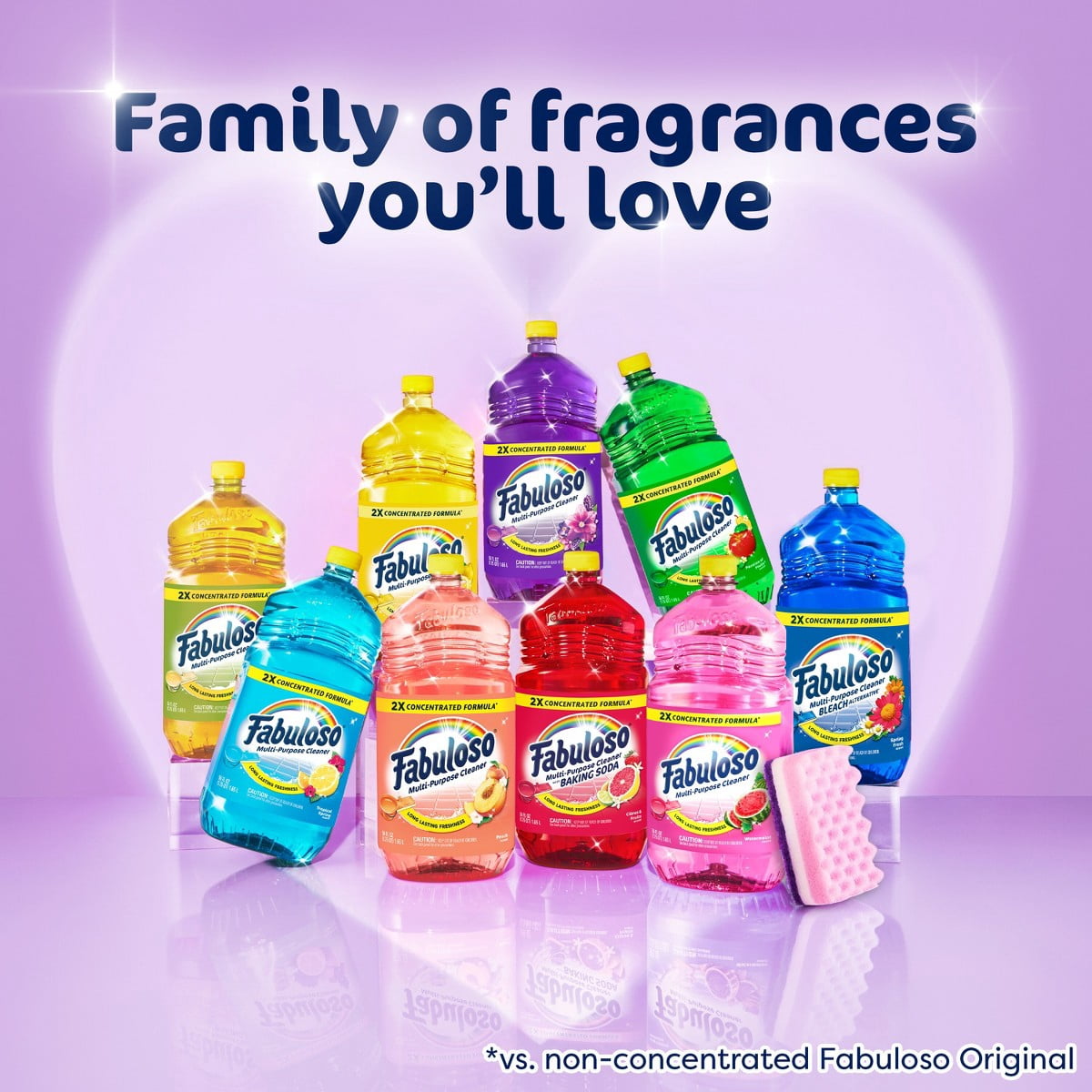 Fabuloso Watermelon Multi-Purpose Cleaner 2X Concentrated Formula Floor Cleaner - 56oz
