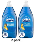 2 pack - Dawn Ultra Dish Soap Liquid, Dishwashing Liquid, Grease Removal, Original, 38oz