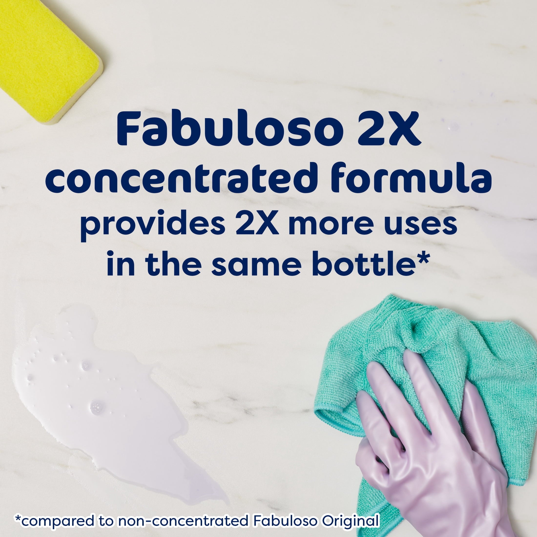 Fabuloso 2X Multi-Purpose Cleaner - No Rinse Floor Cleaner, Peach Scent, 56 fl oz