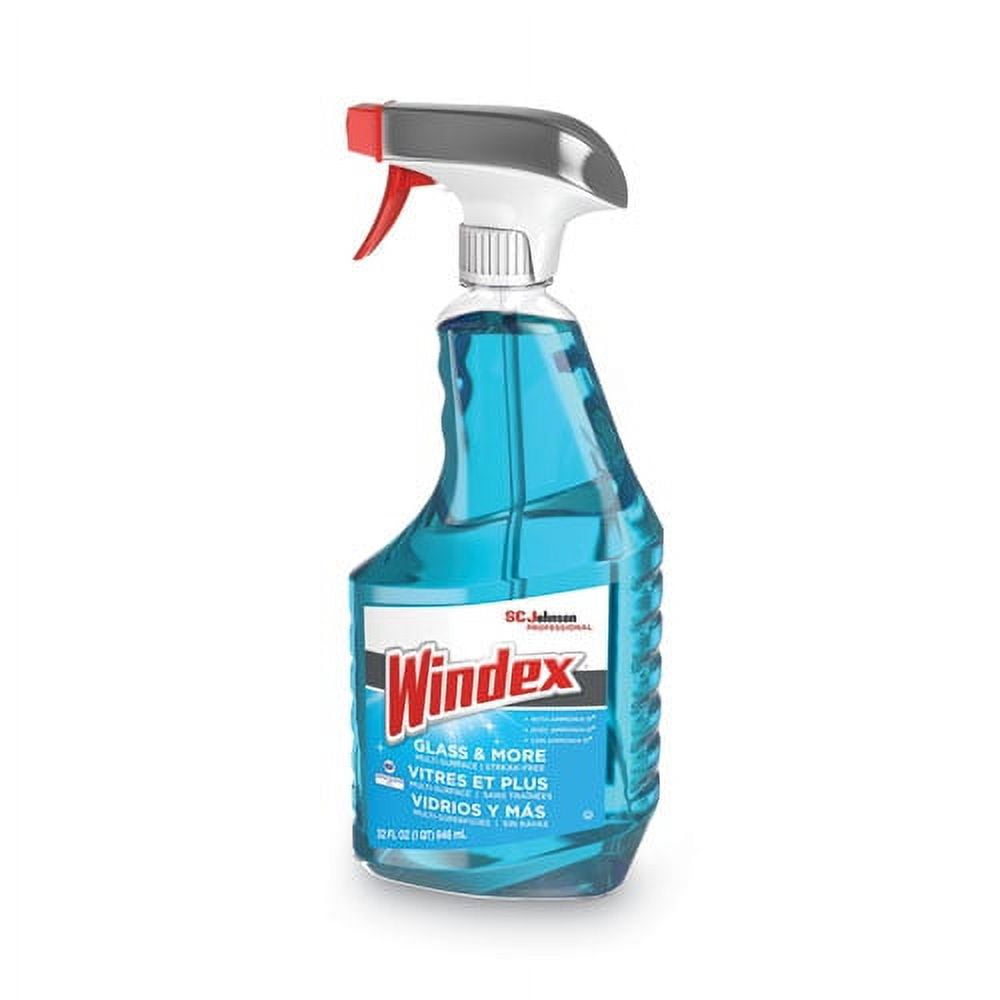 Ammonia-D Glass Cleaner - Floral, 32 Oz Spray Bottle - Bundle of 2 Each