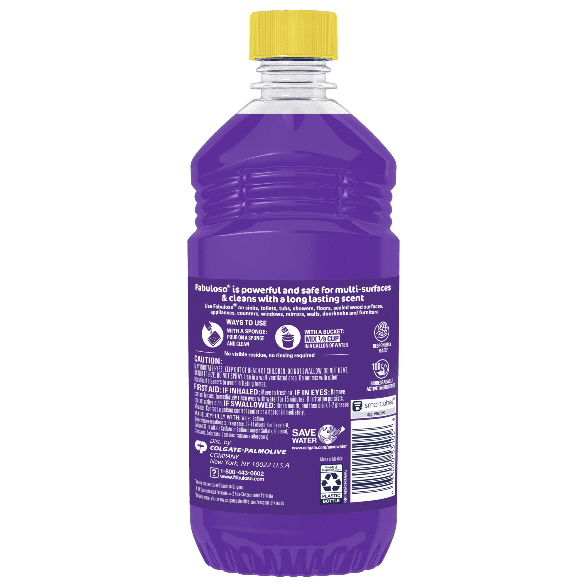 Fabuloso Multi Surface All-Purpose Floor Cleaner - Lavender Scent, 16.9 fl oz