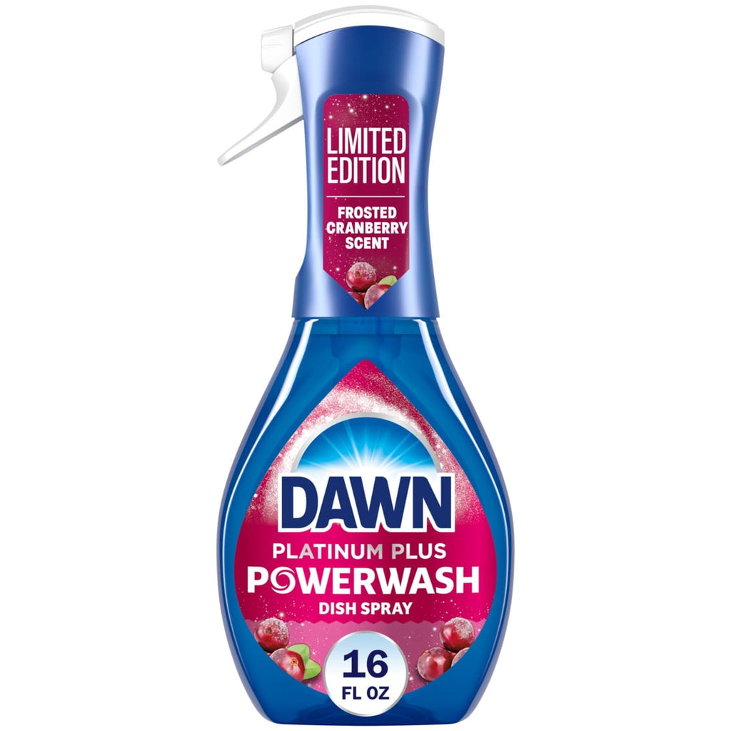 Dawn Powerwash Spray - Dish Soap, Dishwashing Liquid, Cranberry Scent, 1 Starter Kit, 16 fl oz
