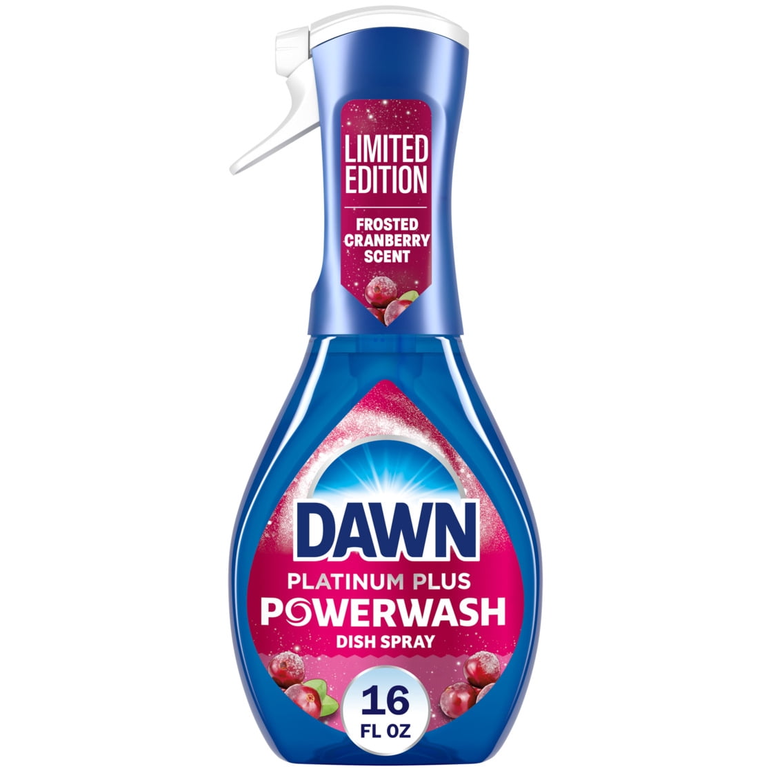 Dawn Powerwash Spray - Dish Soap, Dishwashing Liquid, Cranberry Scent, 1 Starter Kit, 16 fl oz