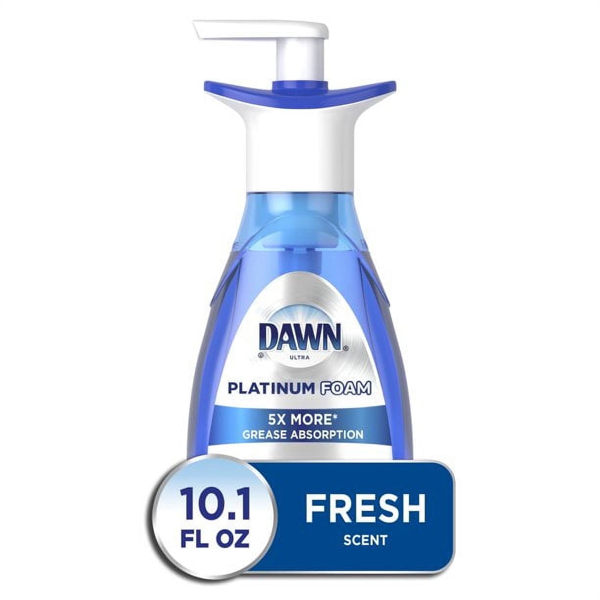 Dawn Platinum Dishwashing Foam - Fresh Rapids Scent - 10.1 fl oz (2 pack)