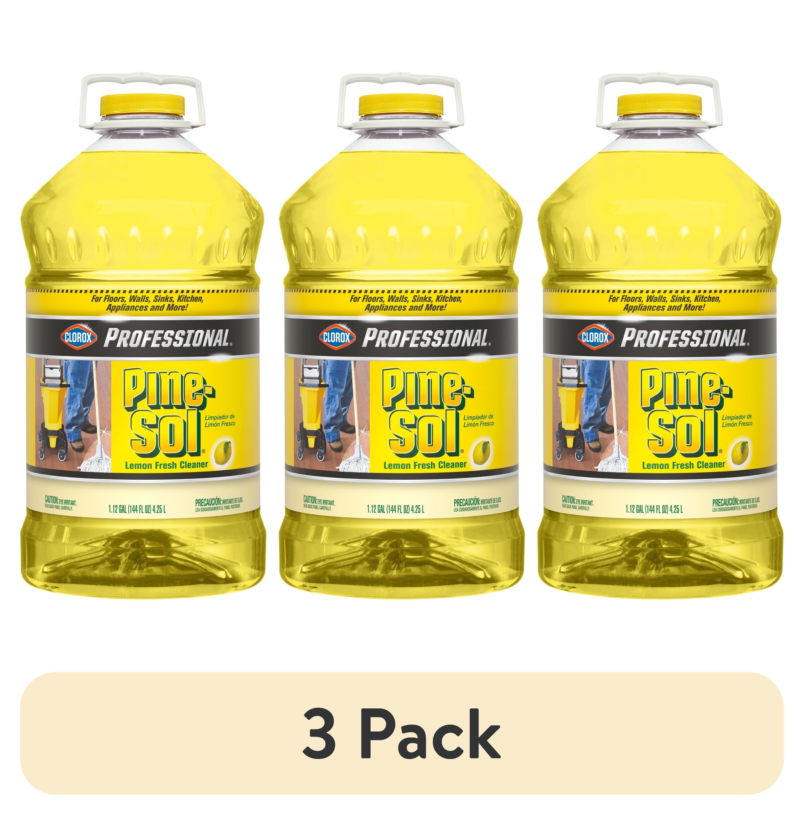 Clorox Professional Pine-Sol Multi-Surface Cleaner Lemon Fresh 144 fl oz - 3-Pack