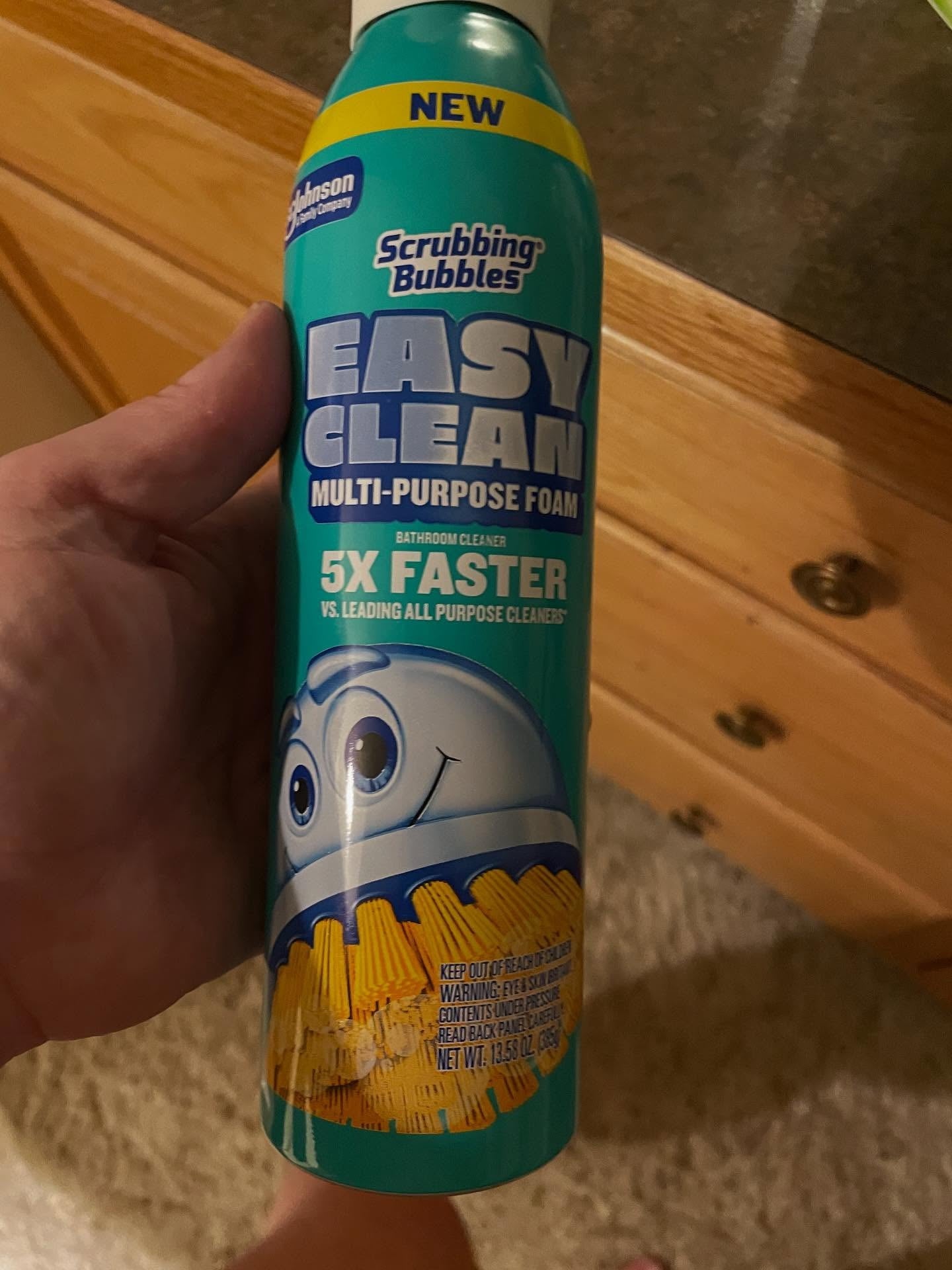 Scrubbing Bubbles Easy Clean Multi-Purpose Bathroom Foam Cleaner Aerosol - 13.58oz: Phosphorus-Free - For Shower and Toilet, Chrome and Porcelain Safe