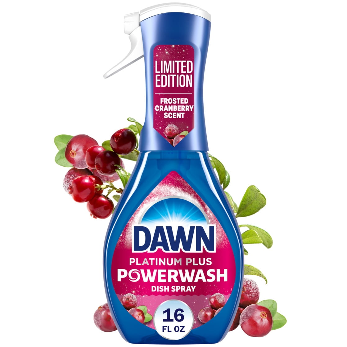Dawn Powerwash Spray - Dish Soap, Dishwashing Liquid, Cranberry Scent, 1 Starter Kit, 16 fl oz