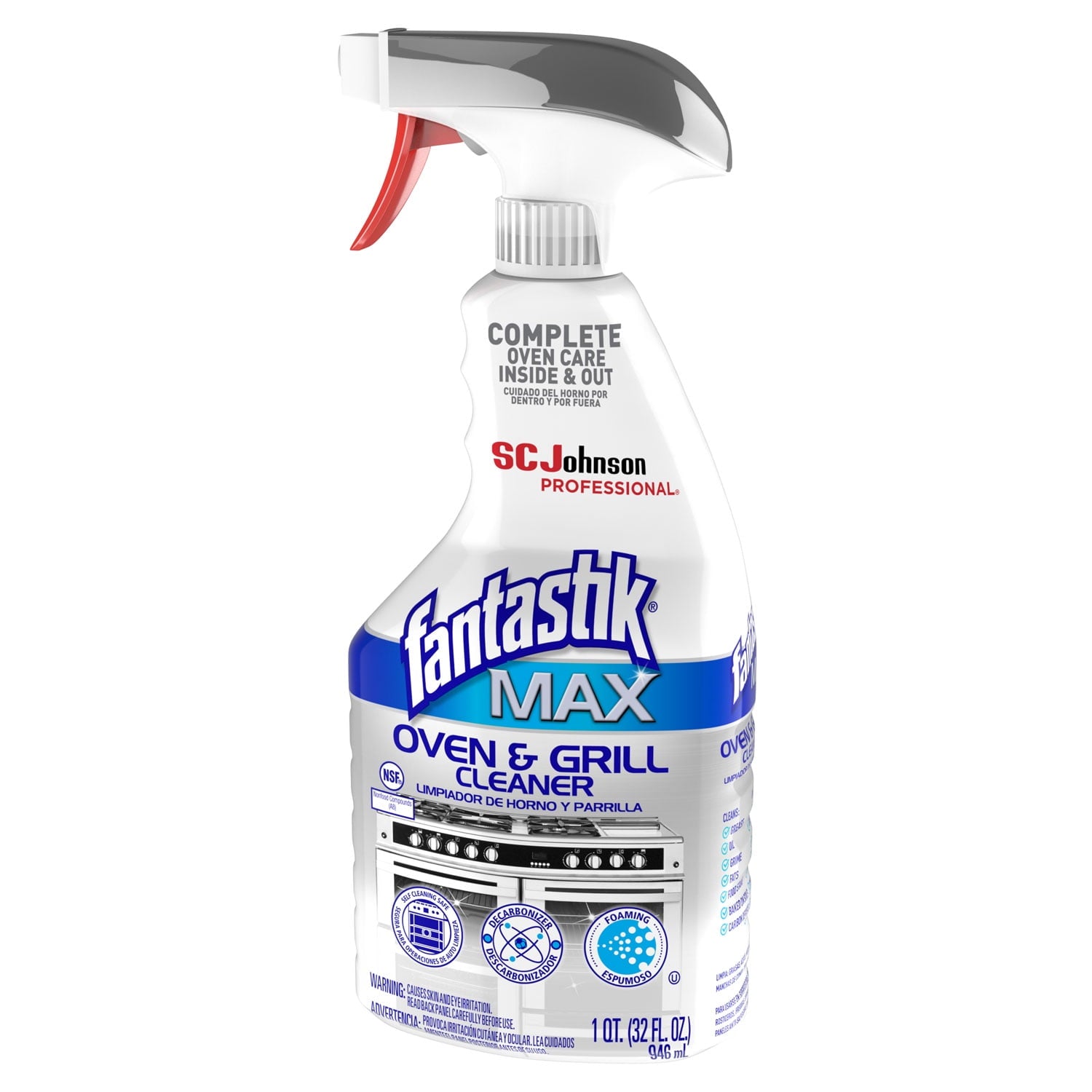 Glass Cleaner With Ammonia-D - 1 Gal Bottle, 4/Carton