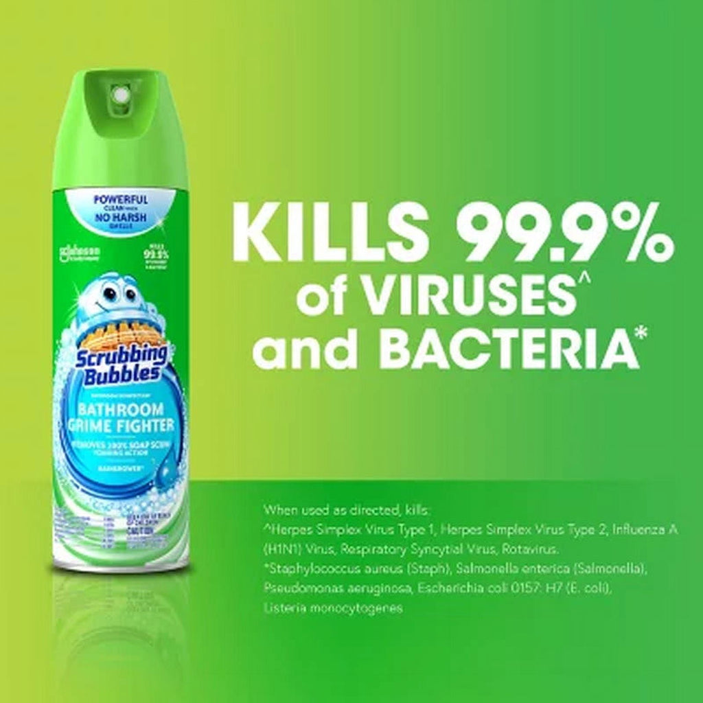 Scrubbing Bubbles Bathroom Cleaner - Rainshower, 4 Count., 100 Oz.