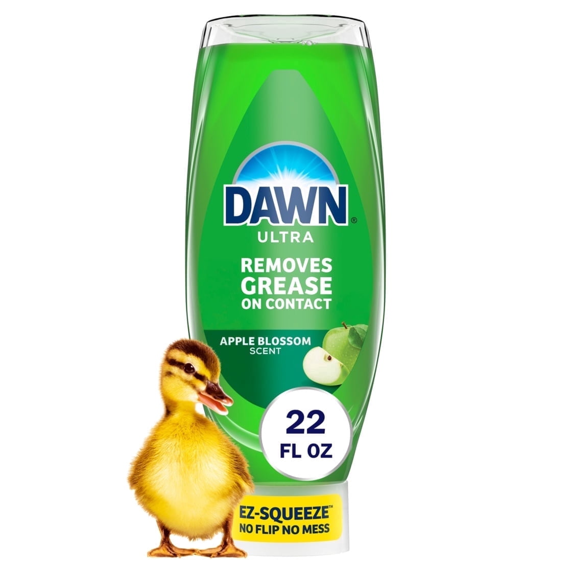 4 bottles Dawn Ultra - Dish Soap Apple Blossom, 22oz