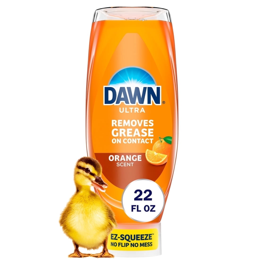 4 bottles Dawn Ultra - EZ Squeeze Dish Soap Orange, 22oz