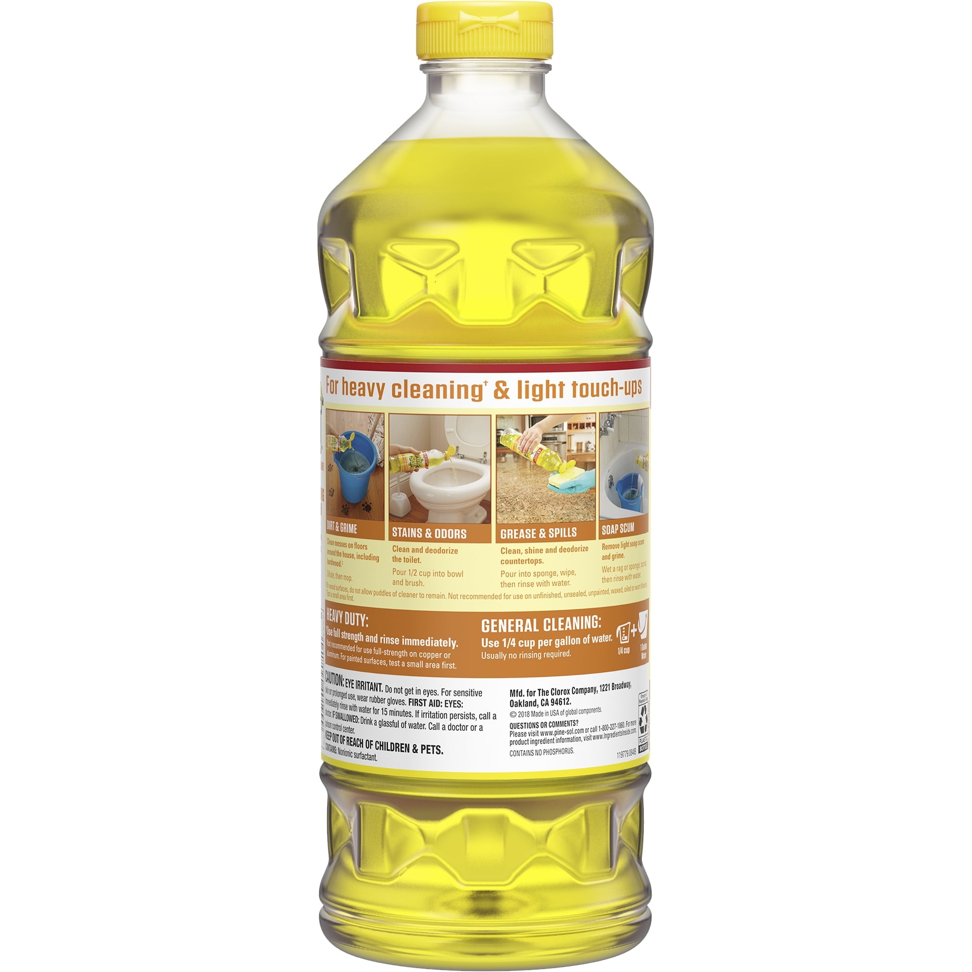 Pine-Sol All-Purpose Multi-Surface Cleaner - Lemon Fresh, 48 Ounces