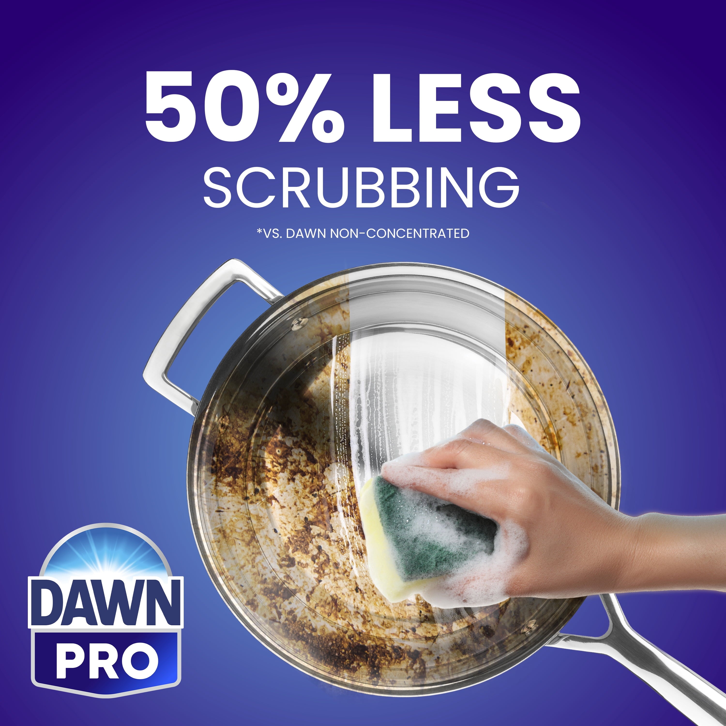 Dawn Professional Heavy Duty Manual Pot and Pan Dish Soap Detergent Original - 38 Fluid Ounces