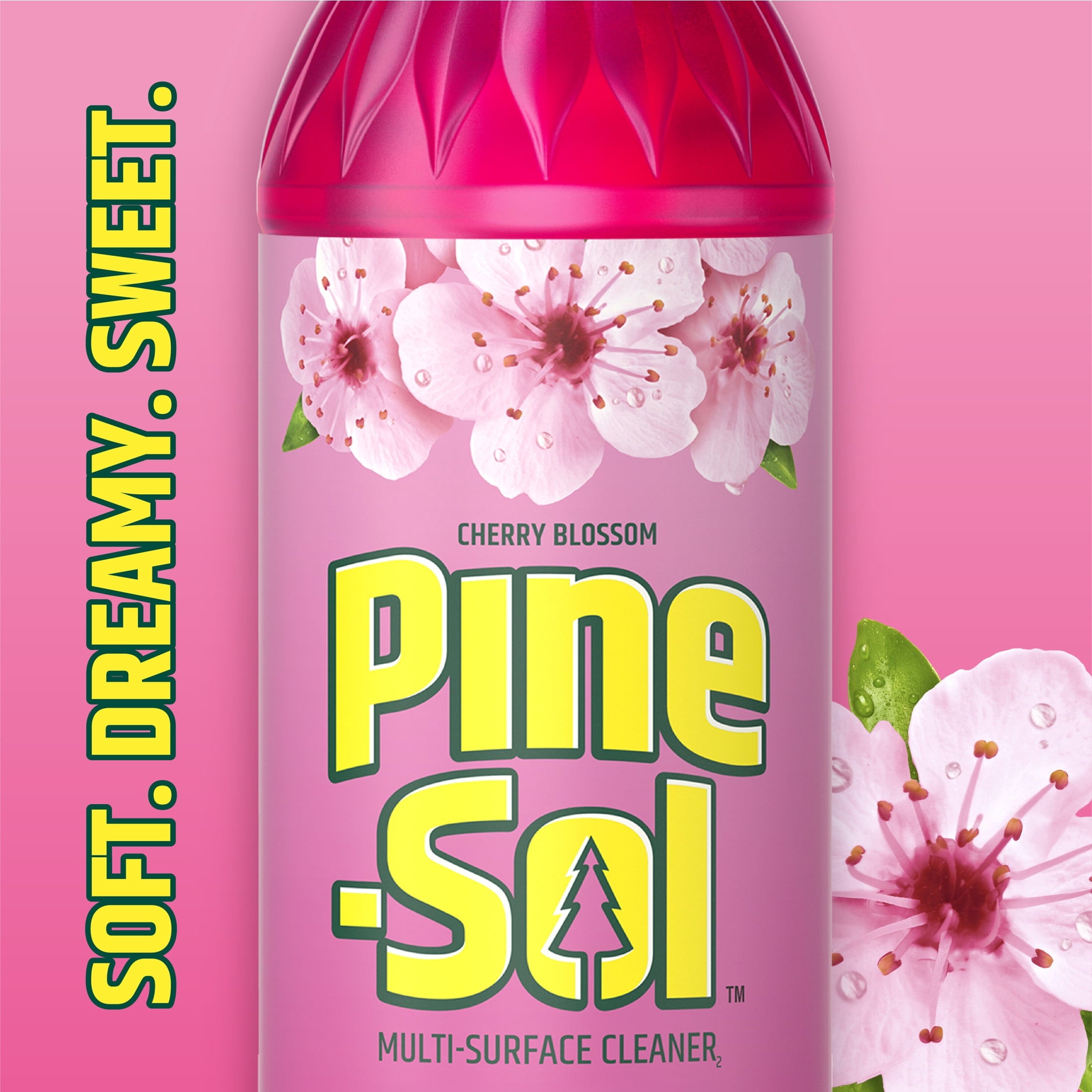 Pine-Sol Multi-Surface Cleaner - Cherry Blossom, 48 Fluid Ounces