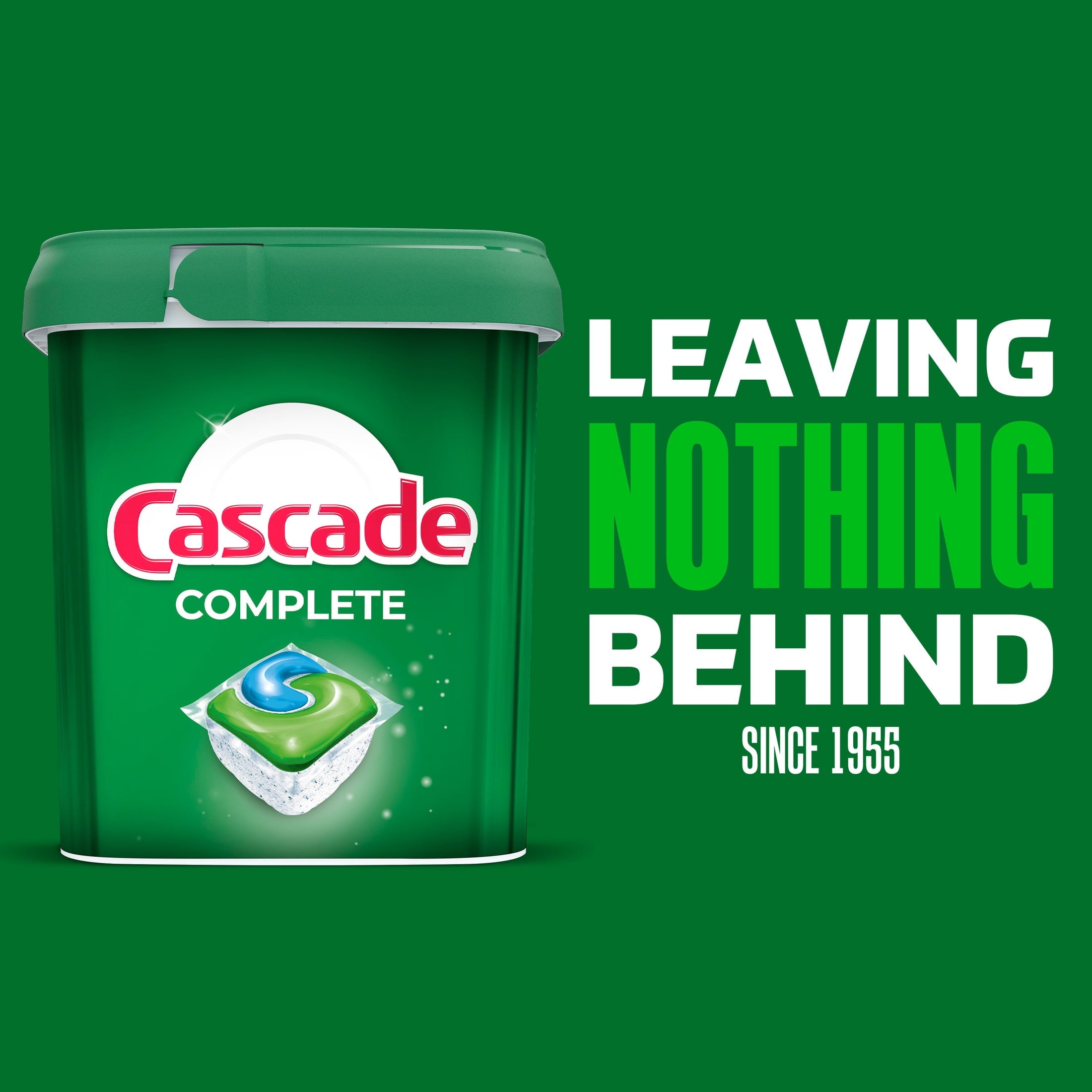 Cascade Complete Action Pacs - Dishwasher Detergent, Lemon, 16 Count