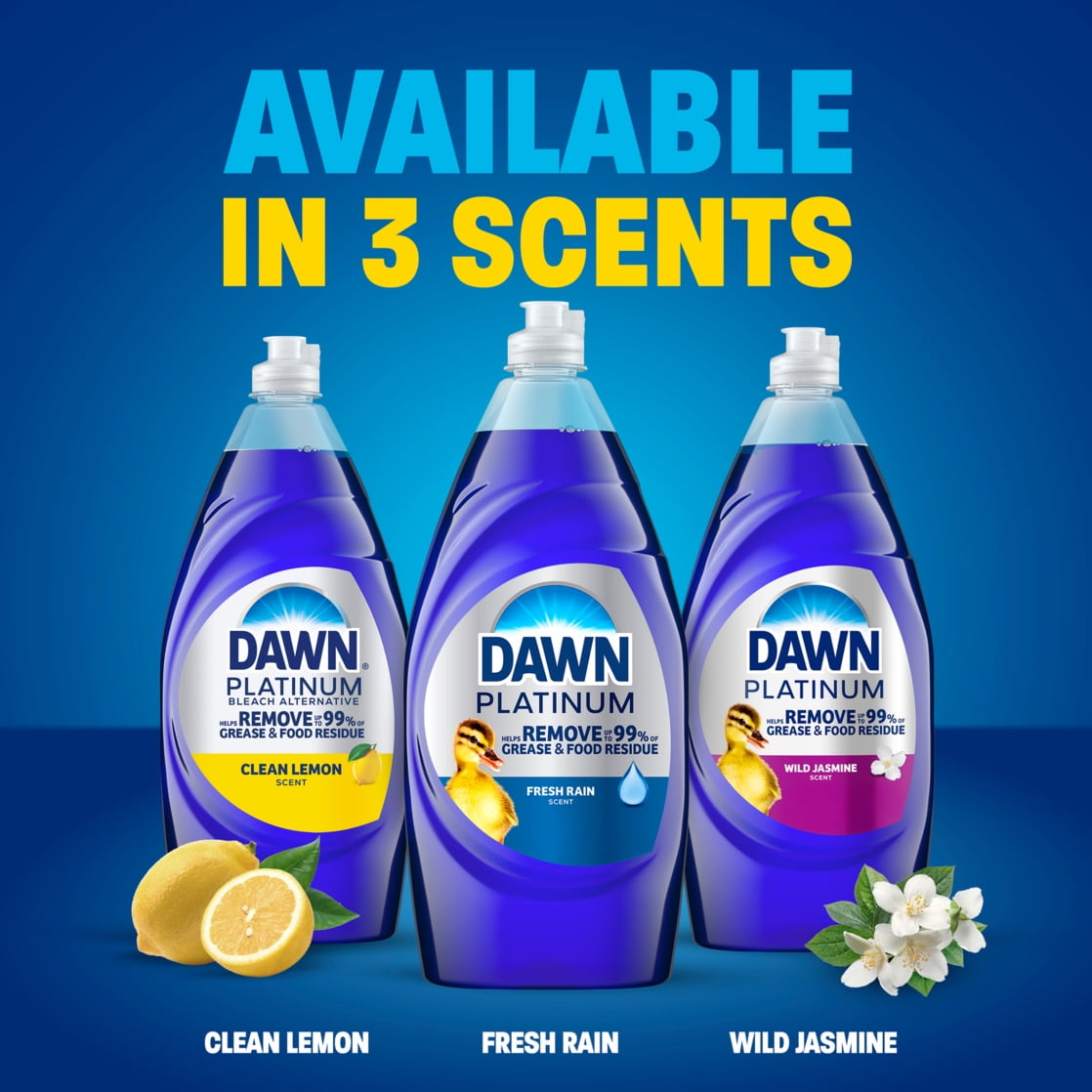 Dawn Platinum - Dish Soap Fresh Rain, 24oz