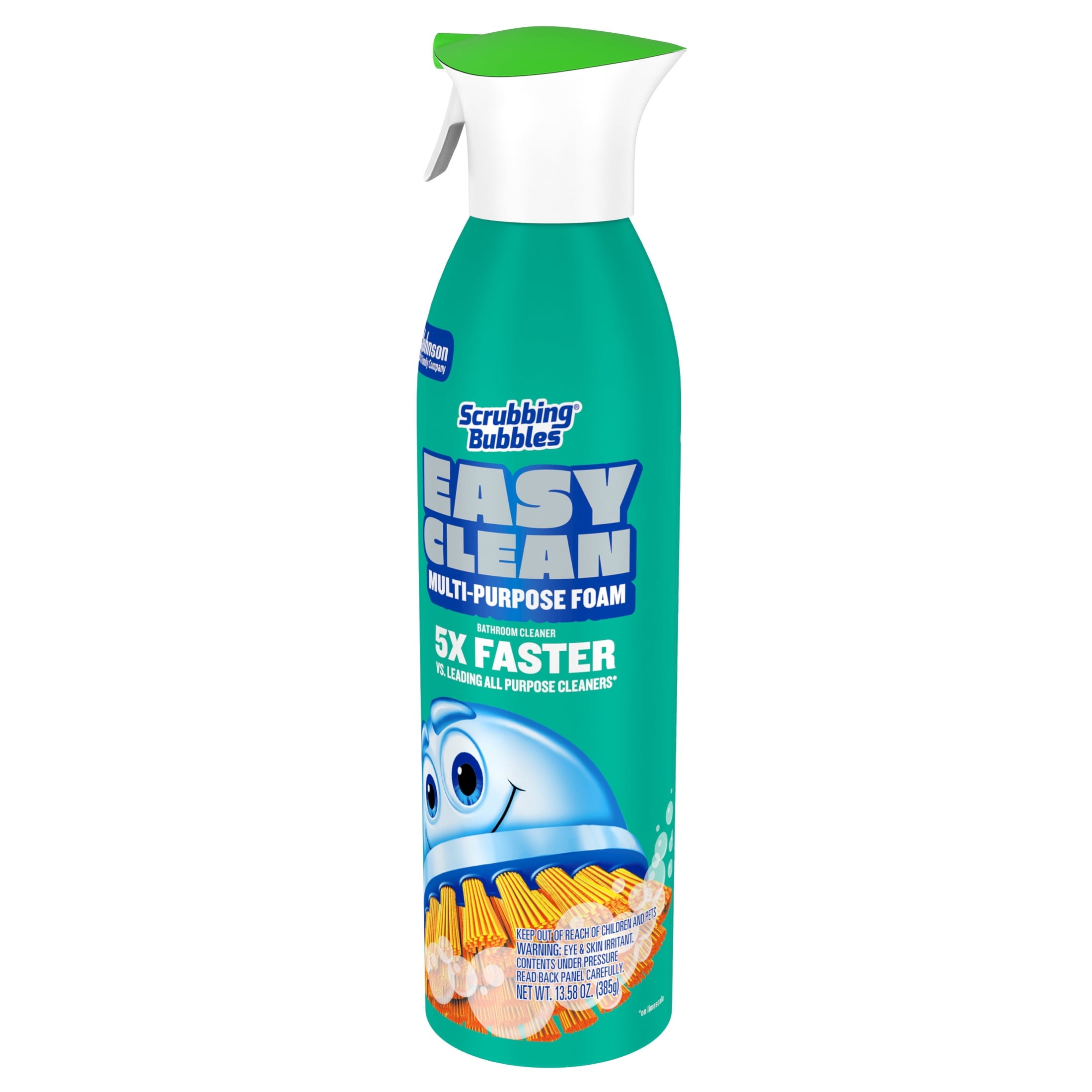 Scrubbing Bubbles Easy Clean Multi-Purpose Bathroom Shower & Tub Cleaner and All-Purpose Cleaner - Aerosol Spray, 13.58 oz