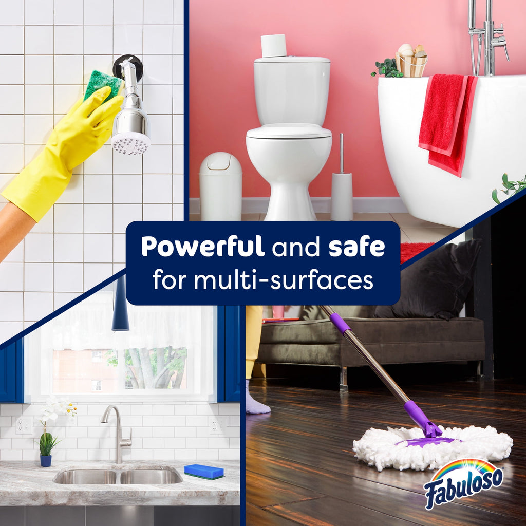 Fabuloso 2X Multi-Purpose Cleaner - No Rinse Floor Cleaner, Tangerine Scent, 56 fl oz