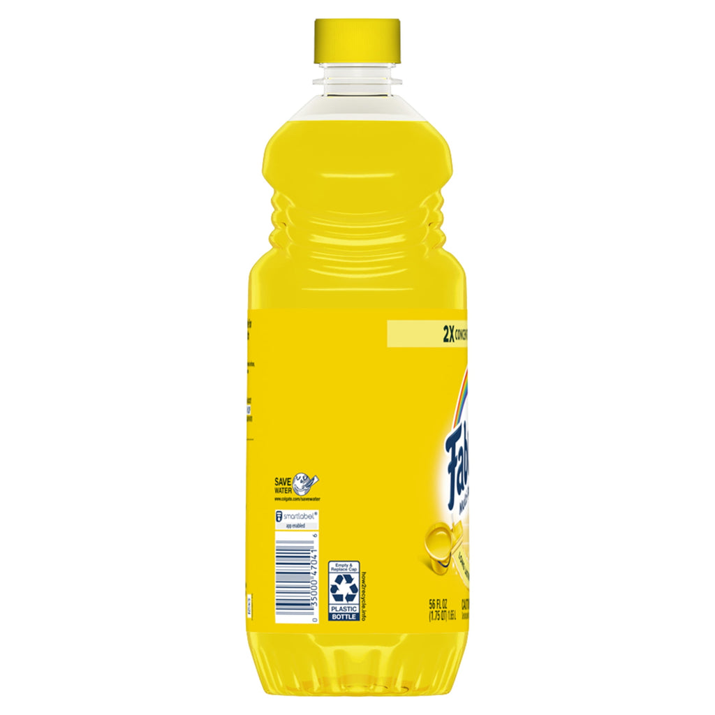 Fabuloso 2X Multi-Purpose Cleaner - No Rinse Floor Cleaner, Refreshing Lemon Scent, 56 fl oz