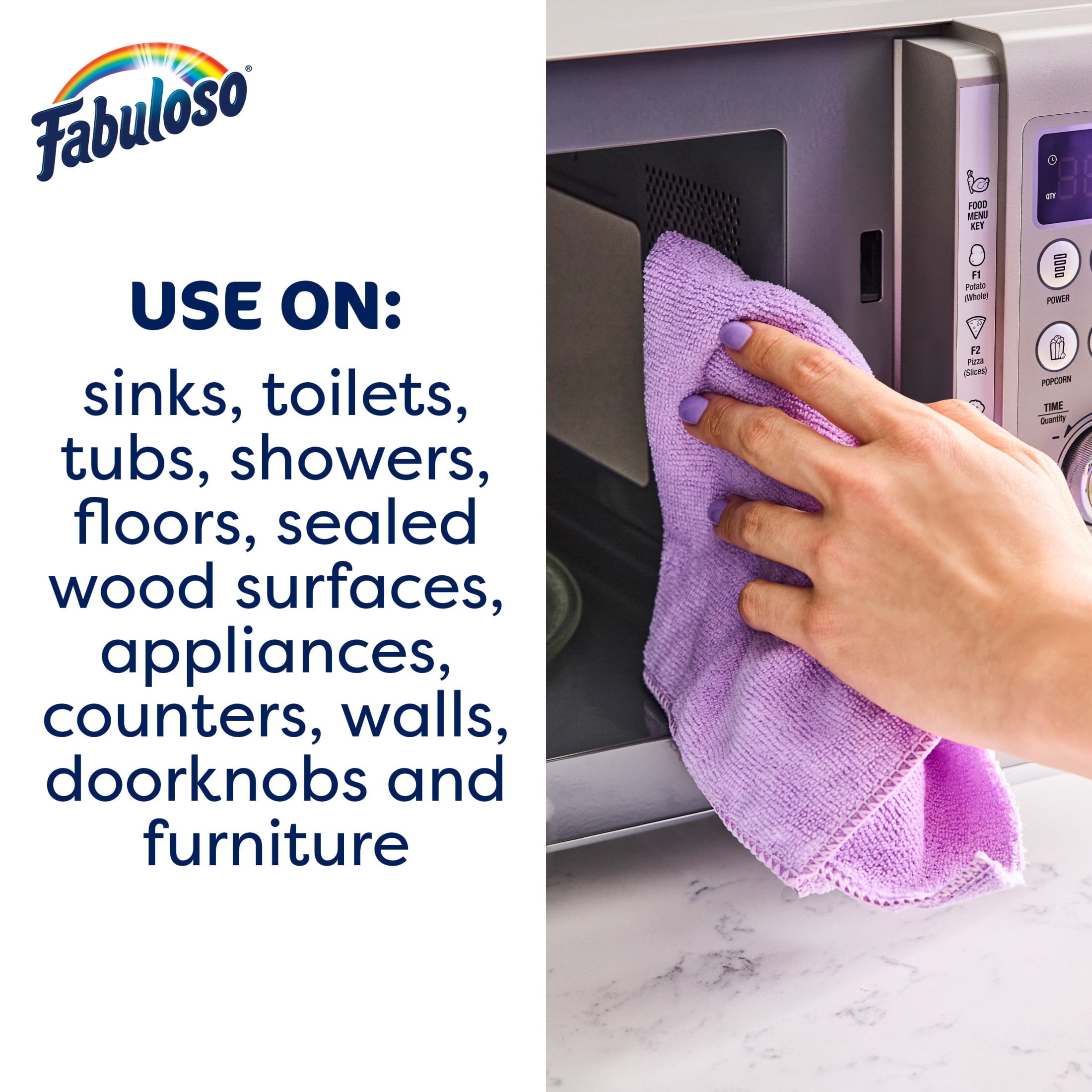 Fabuloso 2X Multi-Purpose Cleaner - No Rinse Floor Cleaner, Watermelon Scent, 56 fl oz
