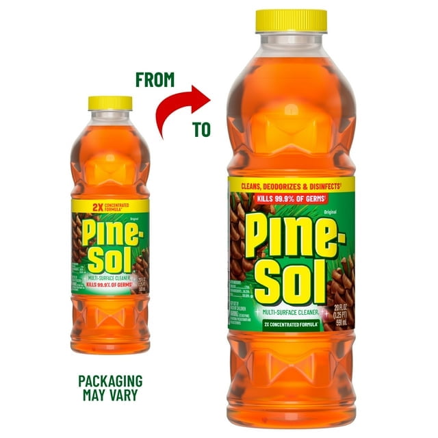 Pine-Sol Multi-Surface Floor Cleaner - Original, 20 Fluid Ounces - 2-Pack