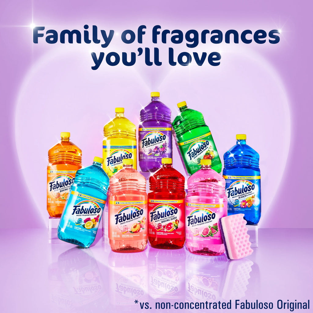 Fabuloso 10X Concentrated Gel - Multi-Purpose Cleaner, Toilet Cleaner, Floor Cleaner, Lavender Scent, 12 fl oz Bottle
