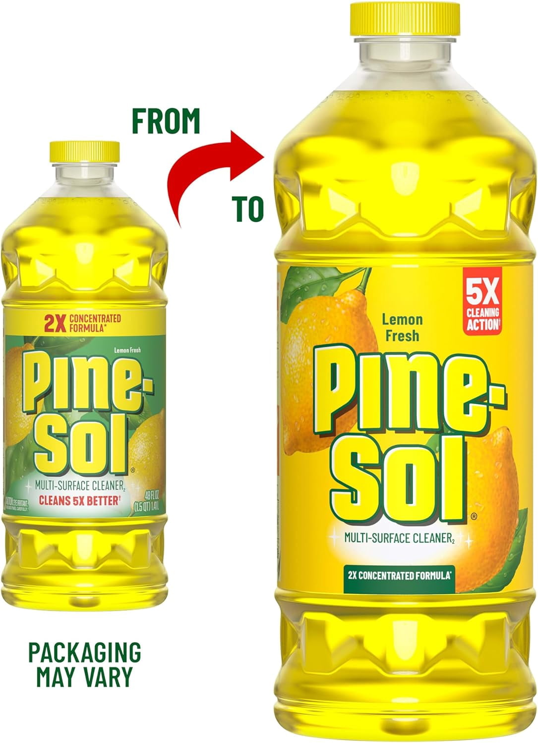 Pine-Sol Multi-Surface Cleaner & Deodorizer Liquid - Lemon Fresh, 28 fl oz (3 Pack) (Bundle)