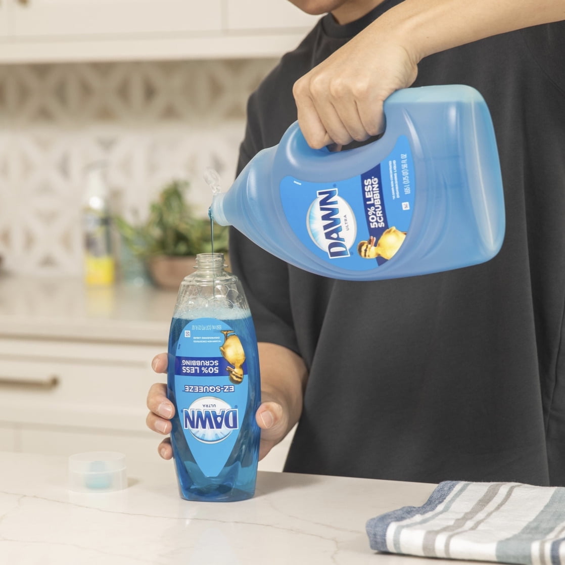 2 pack - Dawn Ultra Dish Soap Liquid, Dishwashing Liquid, Grease Removal, Original, 38oz