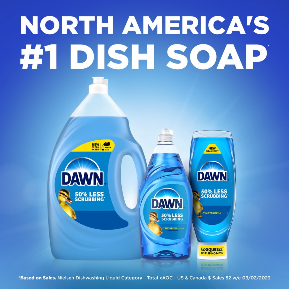 Dawn Ultra Liquid Dish Soap - Dishwashing Liquid, Grease Removal, Original, 28oz