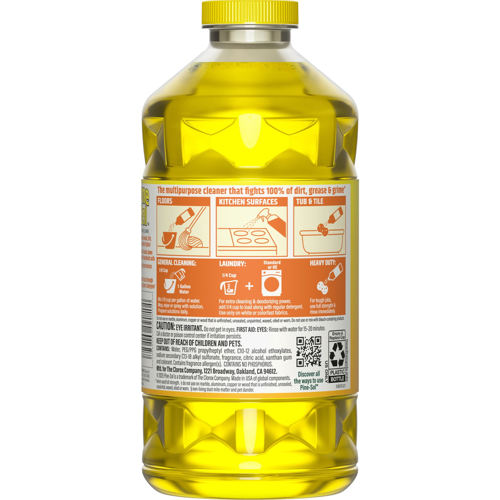 Pine-Sol Multi-Surface Cleaner - Lemon Fresh, 80 Fluid Ounces