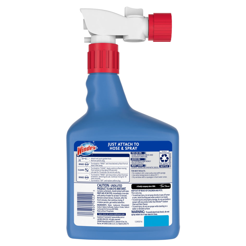 Windex Outdoor Concentrated Cleaner - 32 fl oz