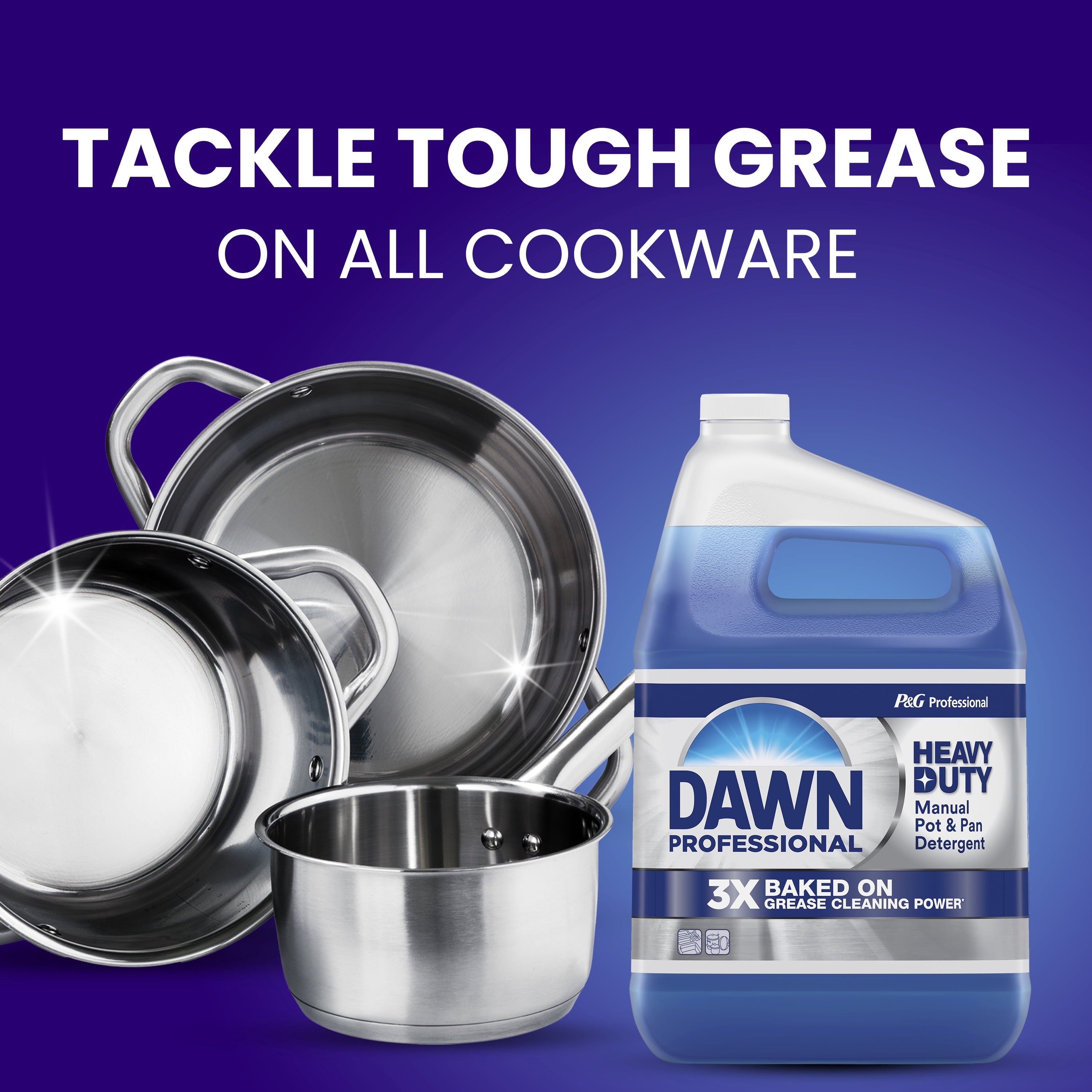 Dawn Professional Heavy Duty Manual Pot and Pan Dish Soap Detergent Original - 38 Fluid Ounces
