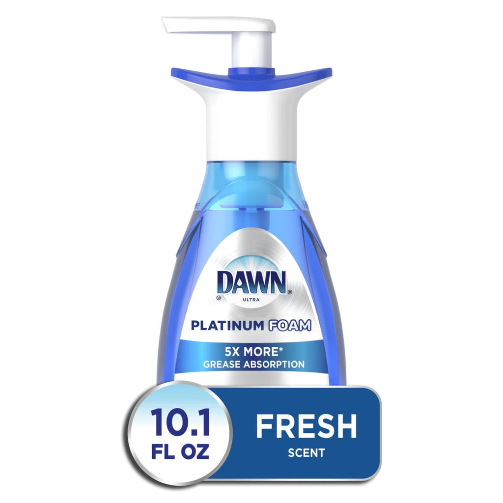 Dawn Direct Foam Dish Soap - Dishwashing Liquid, Grease Removal, Fresh Rain, 10.1 fl oz - 2-Pack