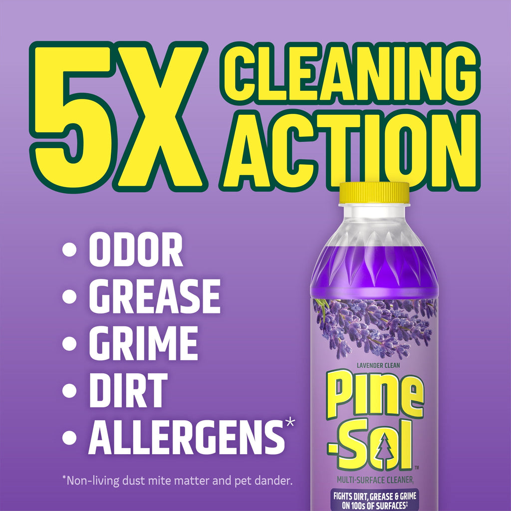 Pine-Sol Multi-Surface Floor Cleaner - Lavender Clean, 60 Fluid Ounces