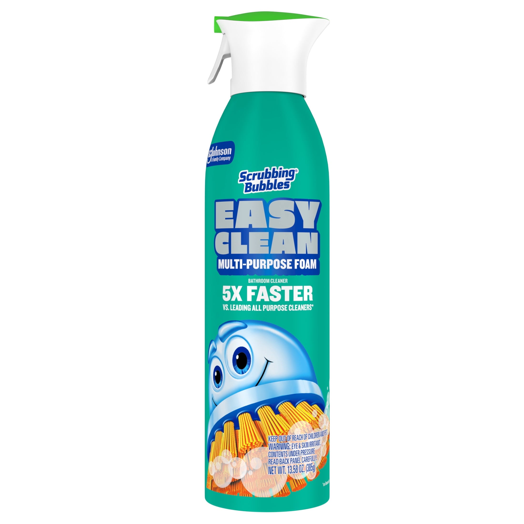 Scrubbing Bubbles Easy Clean Multi-Purpose Bathroom Shower & Tub Cleaner and All-Purpose Cleaner - Aerosol Spray, 13.58 oz