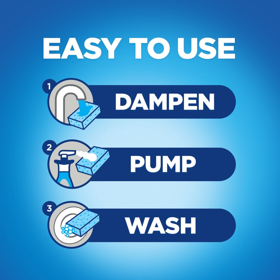 Dawn Direct Foam Dish Soap - Dishwashing Liquid, Grease Removal, Fresh Rain, 10.1 fl oz - 2-Pack