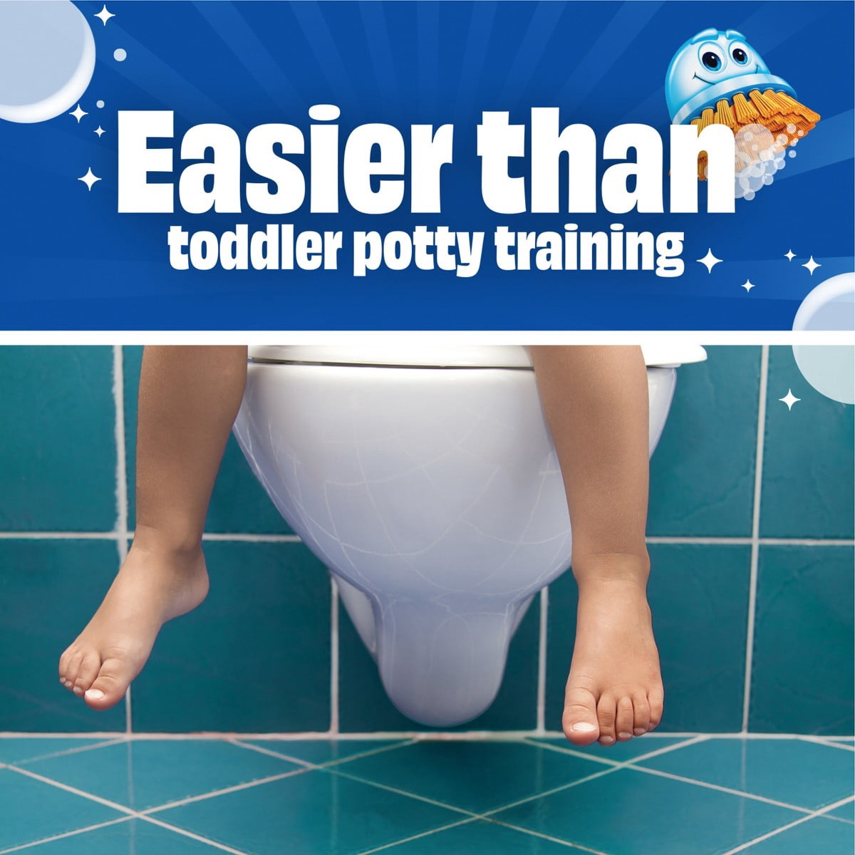 Scrubbing Bubbles Easy Clean Toilet Bowl Cleaner Foaming Powder - 2 Count
