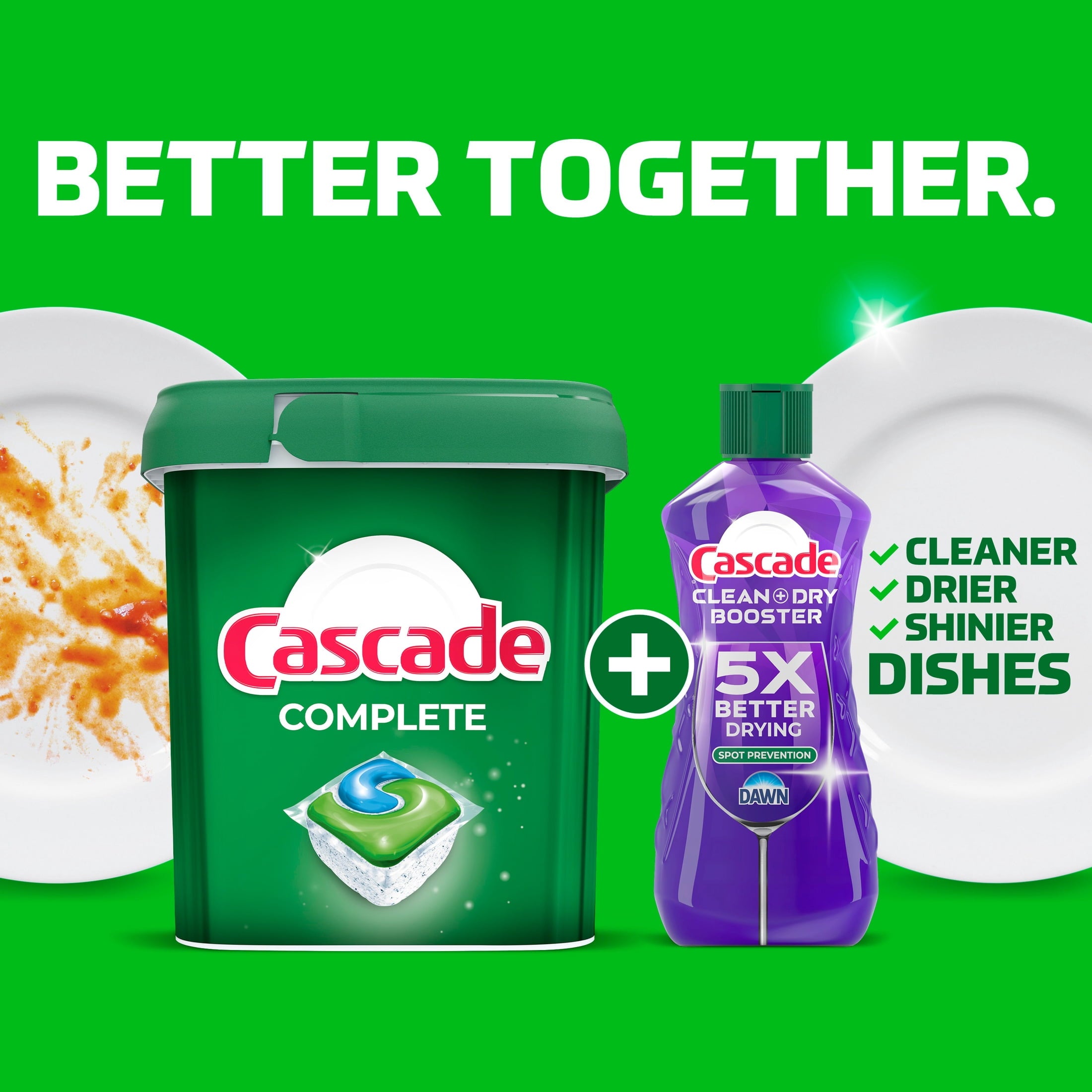 Cascade Complete Action Pacs - Dishwasher Detergent, Lemon, 16 Count