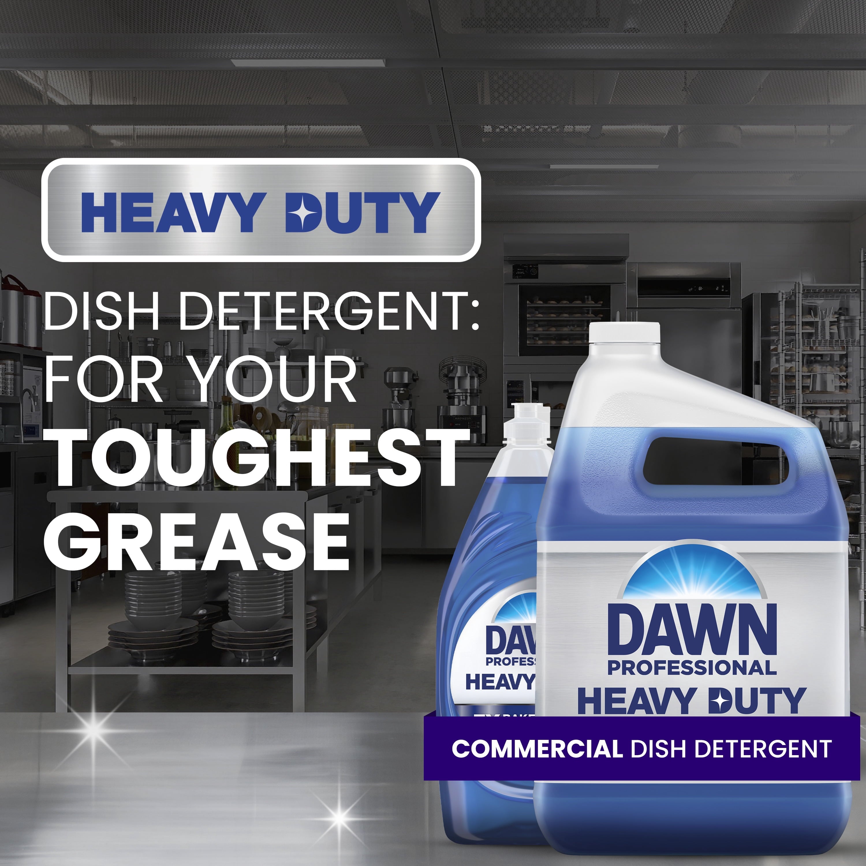 Dawn Professional Heavy Duty Manual Pot and Pan Dish Soap Detergent Original - 38 Fluid Ounces
