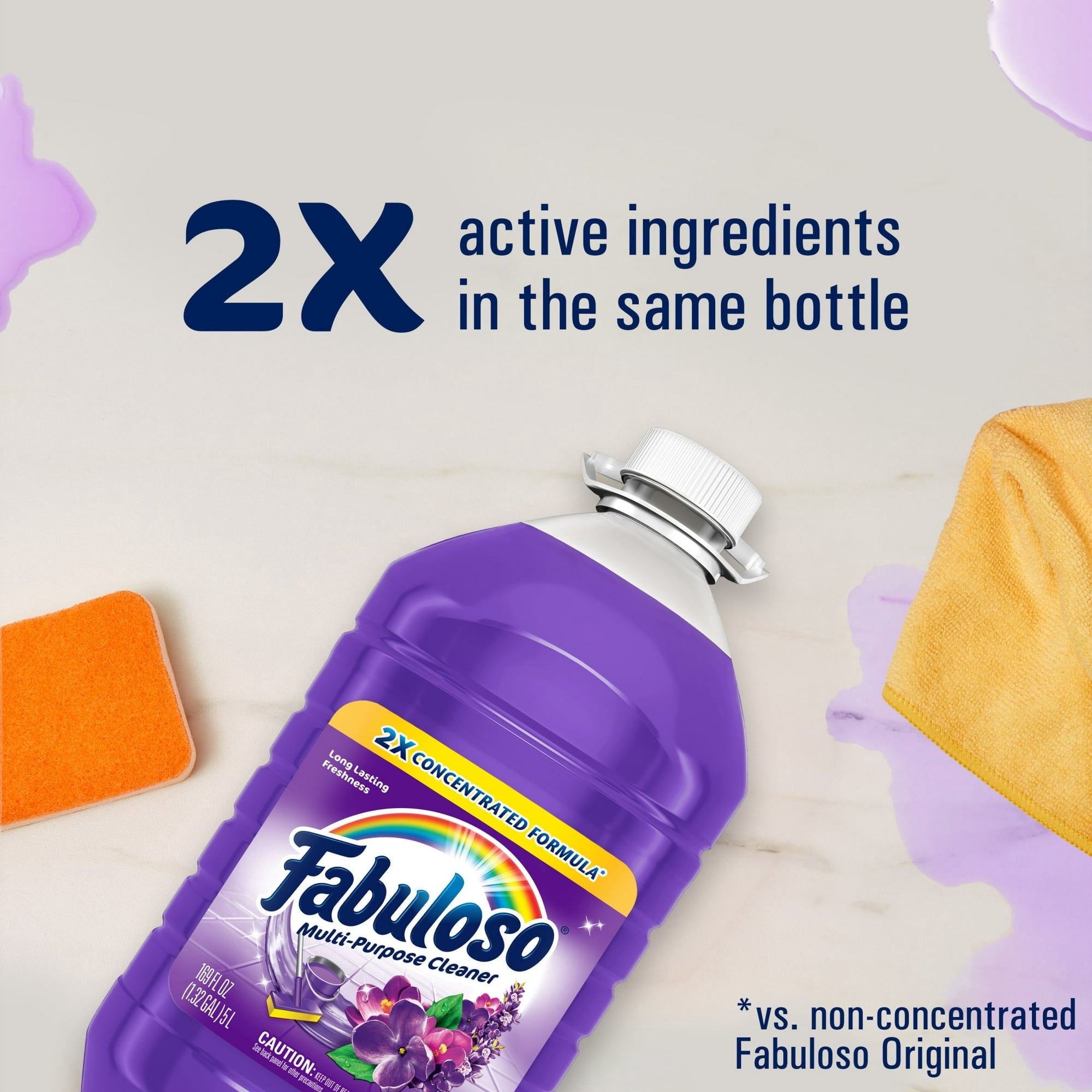 Fabuloso Multi Surface All-Purpose Floor Cleaner - Lavender Scent, 169 fl oz