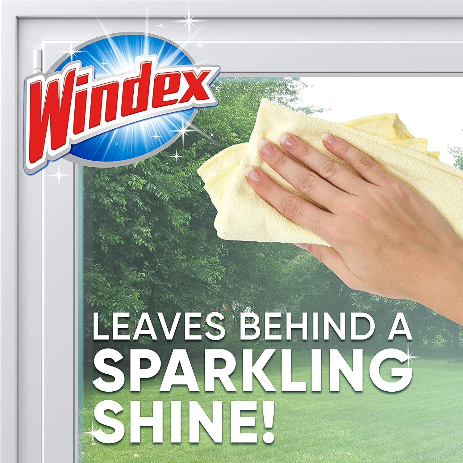 Windex Foaming Glass and Window Cleaner - Removes Fingerprints, Smudges, and Smears, 560g