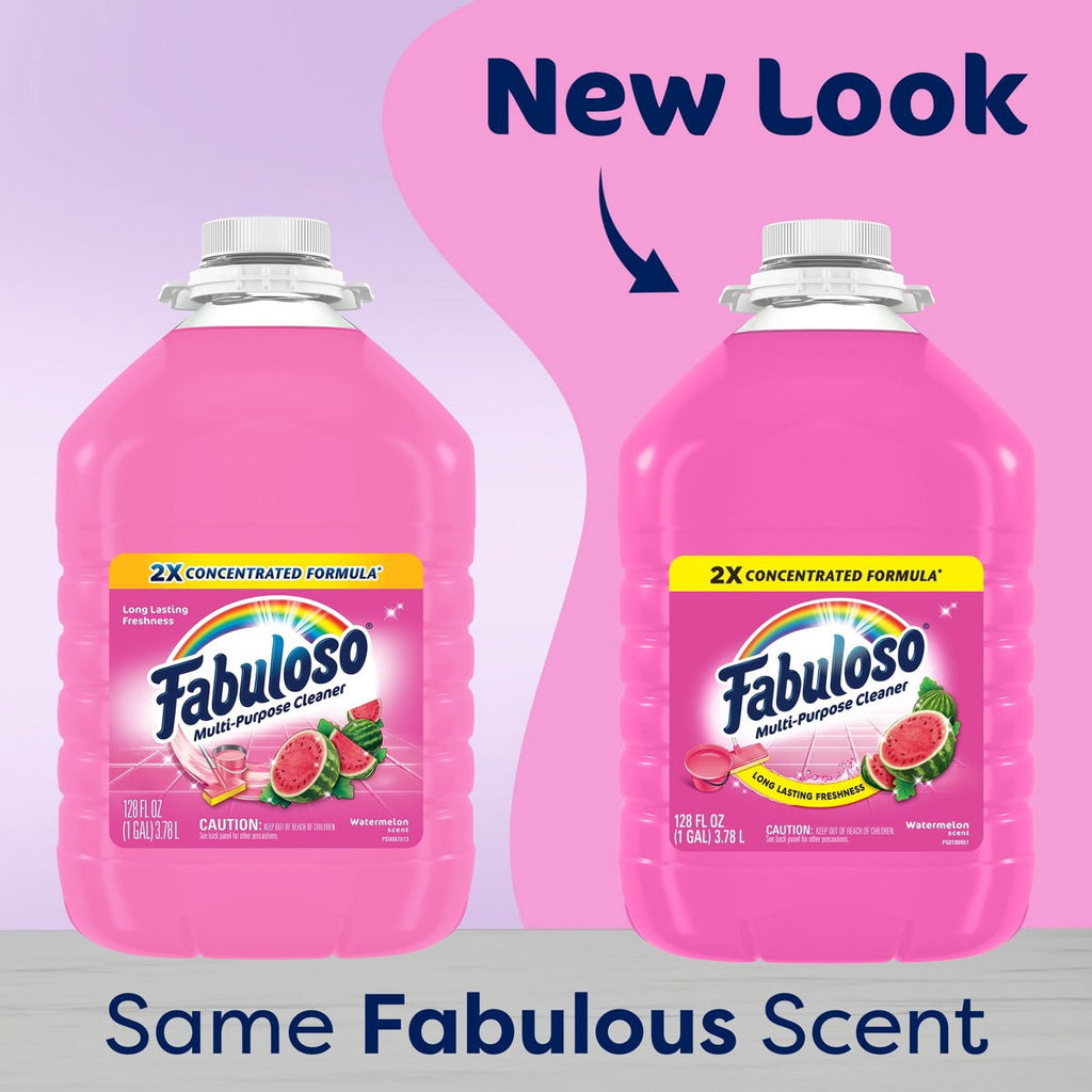 Fabuloso Watermelon Multi-Purpose Cleaner 2X Concentrated Formula Floor Cleaner - 56oz