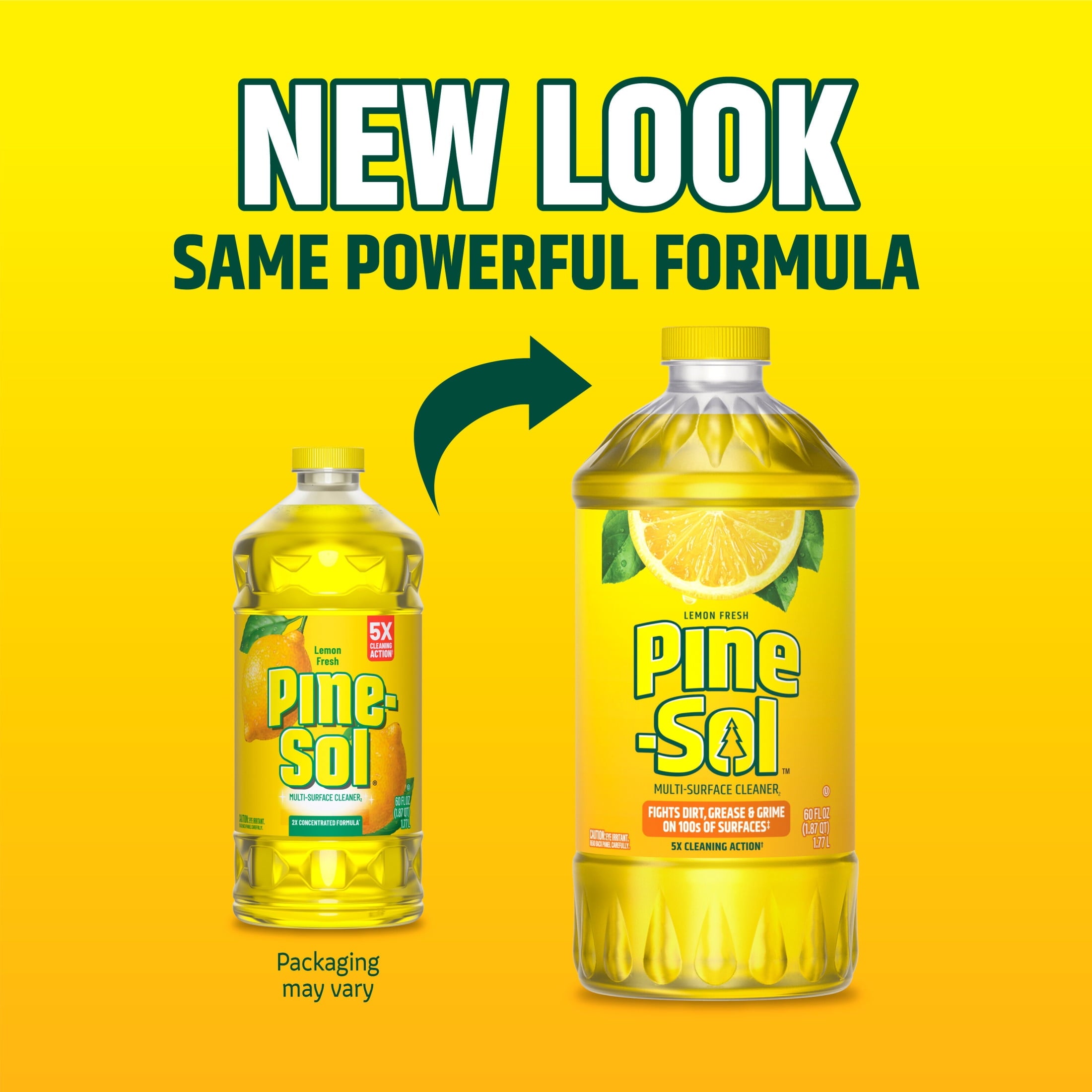Pine-Sol Multi-Surface Floor Cleaner - Lemon Fresh, 60 Fluid Ounces