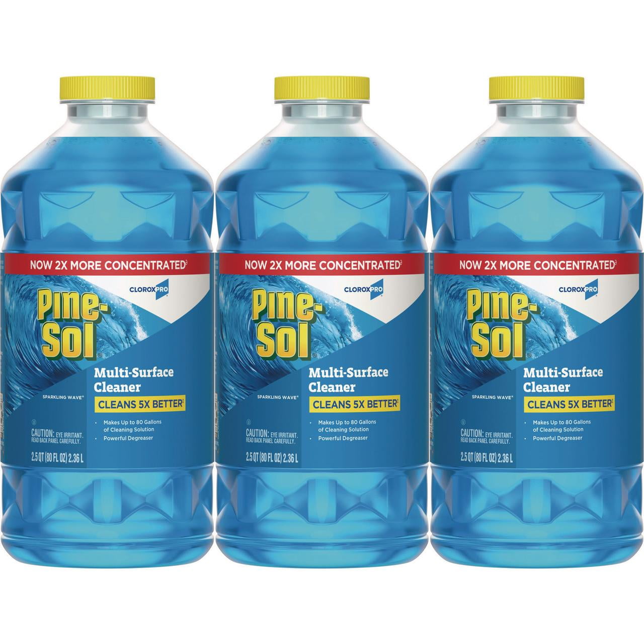 Pine-Sol Multi-Surface Cleaner Degreaser Sparkling Wave Scent 80 fl. oz. 3/Carton (60609)